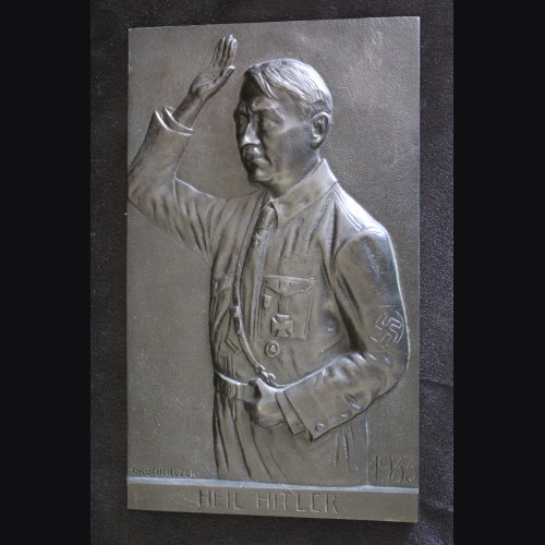Adolf Hitler Propaganda Plaque for 1933- ( K.A Schmelzer )