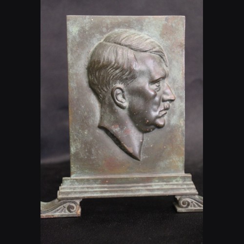 Adolf Hitler Standing Bronze Plaque- Ernst Seger # 3303