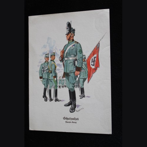 Deutsches Polizei Postcard Series of the Ordnungspolizei- Card 2