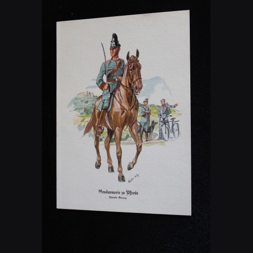 Deutsches Polizei Postcard Series Of The Ordnungspolizei- Card 7 # 3311