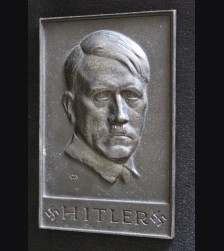 Adolf Hitler Cast Iron Plaque  # 3319