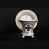 KPM Claw Foot Cup and Saucer- Iron Cross