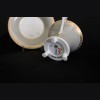 KPM Claw Foot Cup and Saucer- Iron Cross