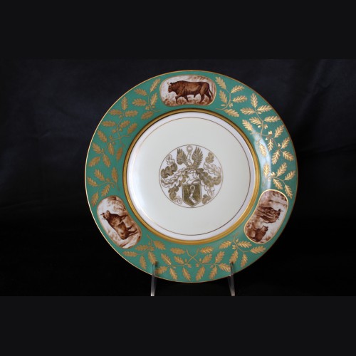Hermann Goring Hunting Pattern Dinner Plate- Sevres