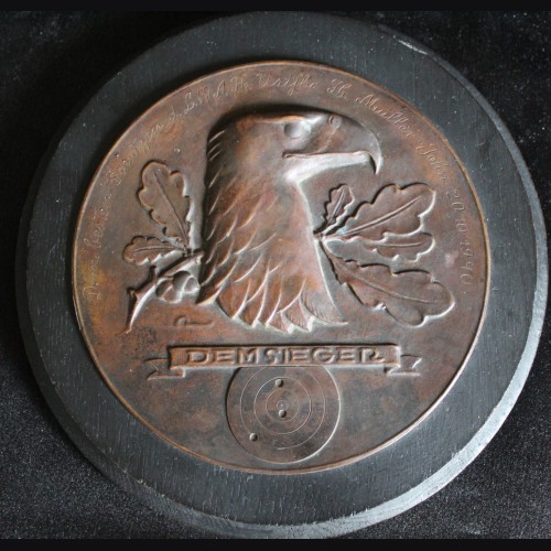 LSSAH Shooting Award in Bronze to Hermann Müller-John  # 3354