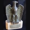 Fascist Italian 1942 Bronze Eagle Trophy Presented to Zurich Roller Club for Hockey Match