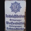 Third Reich Enamel Sign for the RLB # 3370