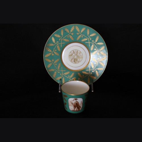 Hermann Goring Hunting Pattern Cup and Saucer- Sevres