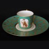 Hermann Goring Hunting Pattern Cup and Saucer- Sevres # 3375
