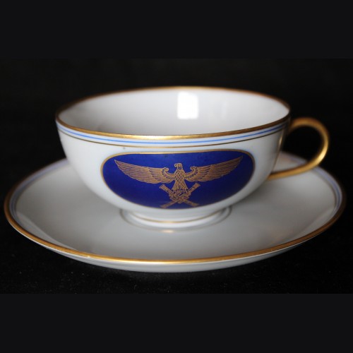 Hermann Goring Reichmarshall Pattern Cup And Saucer- Richard Ginori # 3381