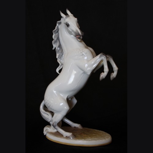 Allach Porcelain #95 Rearing Stallion in Color # 3391