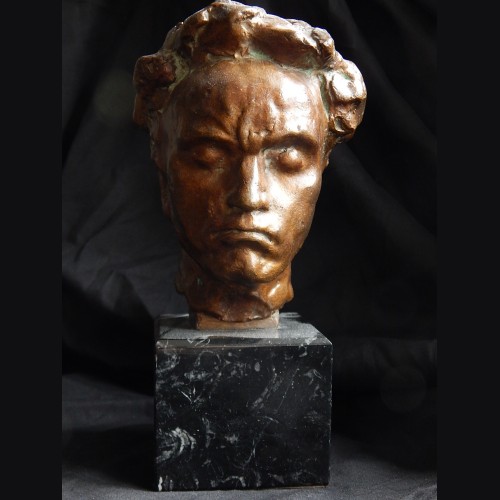 Ludwig von Beethoven in Bronze- Arno Breker Signed Certification