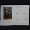 Ludwig von Beethoven in Bronze- Arno Breker Signed Certification # 3396