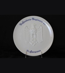 Infantry Regiment Porcelain Plate # 3402