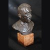 Adolf Hitler Desk Bust Cast In Bronze- J.J Riedel # 3433