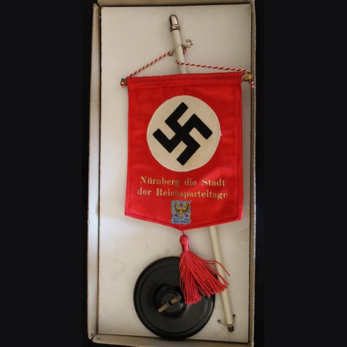 Nuremberg Reichsparteitage Table Pennant- Boxed 