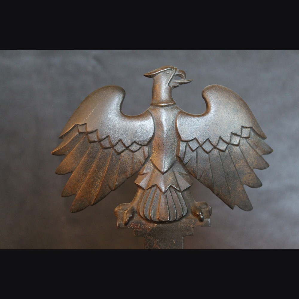 Standing Prussian Pillar Bird in Bronze (Roland Parin) | Bronze ...