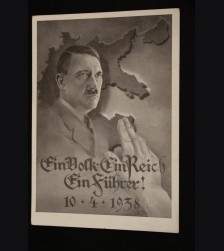 Ein Volk Ein Reich Ein Fuhrer Postcard # 3461