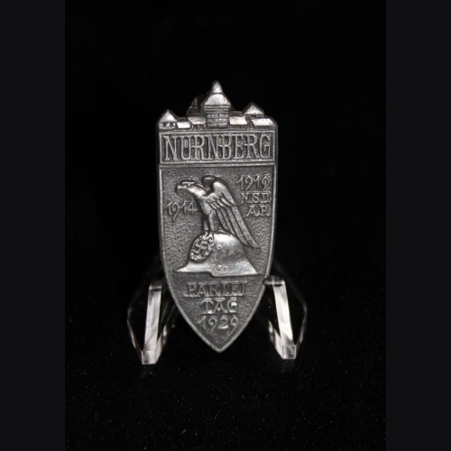 1929 Nuremberg Rally Badge- Silver
