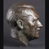 Adolf Hitler Bronze Bust- Gerhard Schliepstein (1886-1963) # 3472