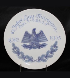 Gau Thuringen Anniversary Plate # 3474