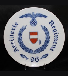 Meissen Regimental Plate- Artillery Regiment 96 # 3475