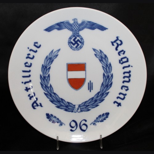 Meissen Regimental Plate- Artillery Regiment 96 # 3475