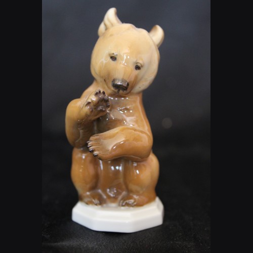 Allach Porcelain #5/ Colored Begging Bear # 3485