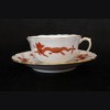 Meissen Red Dragon Cup and Saucer- Adolf Hitler (Berchtesgaden) # 3500