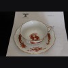 Meissen Red Dragon Cup and Saucer- Adolf Hitler (Berchtesgaden) # 3500