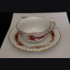 Meissen Red Dragon Cup and Saucer- Adolf Hitler (Berchtesgaden) # 3500