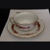 Meissen Red Dragon Cup and Saucer- Adolf Hitler (Berchtesgaden) # 3500