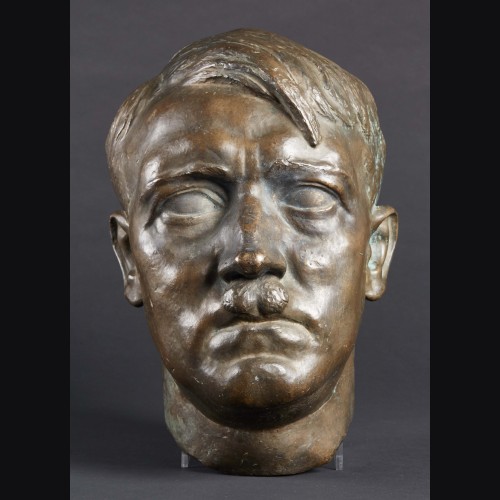 Adolf Hitler Bronze Bust- T.H Linz  # 3510