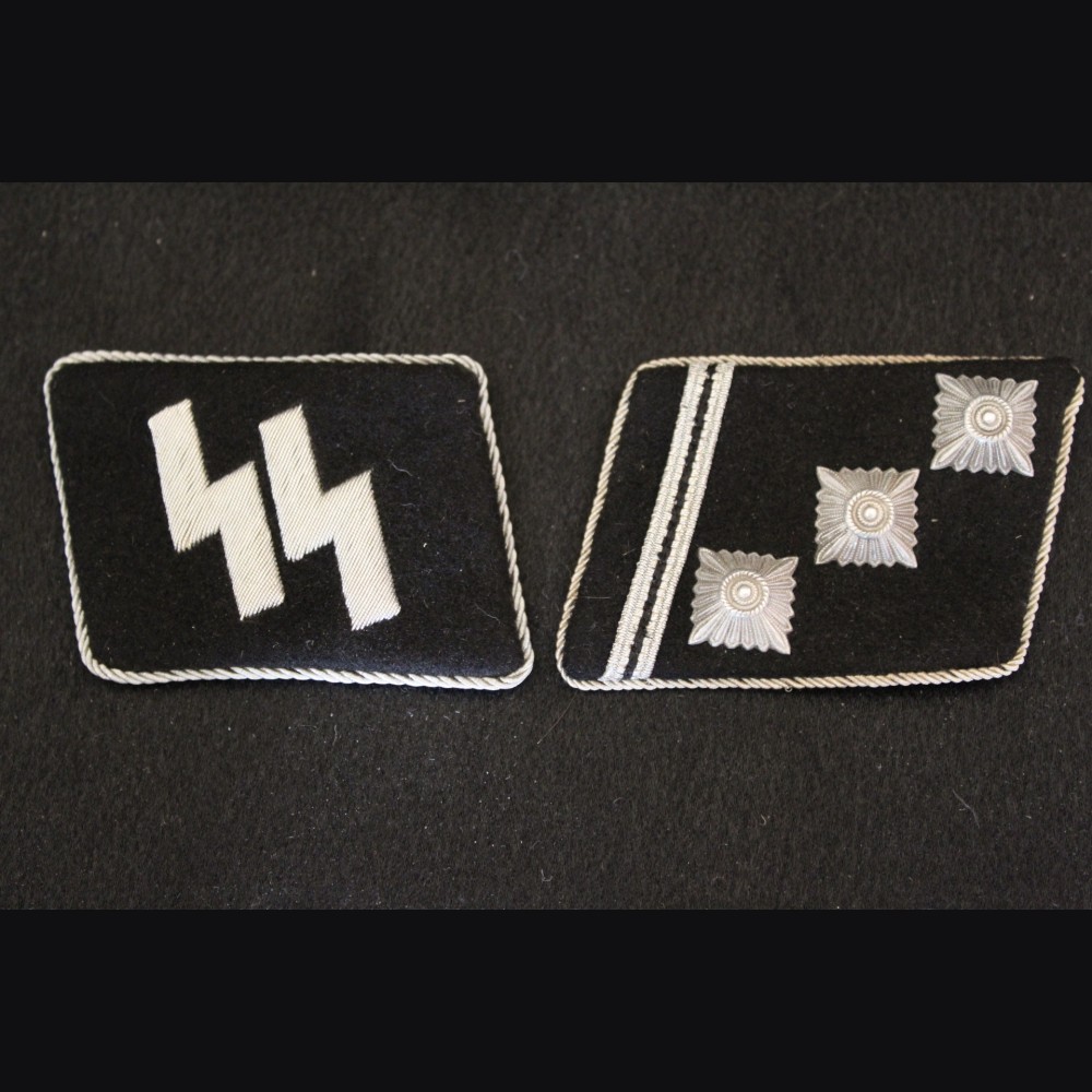 Waffen SS Obersturmführer Tabs- Tagged | Third Reich Cloth 