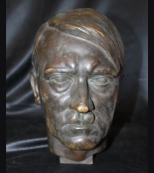 Bronze Life-sized Adolf Hitler Bust-( Fuhrerkopf ) Hermann Joachim Pagels # 3523