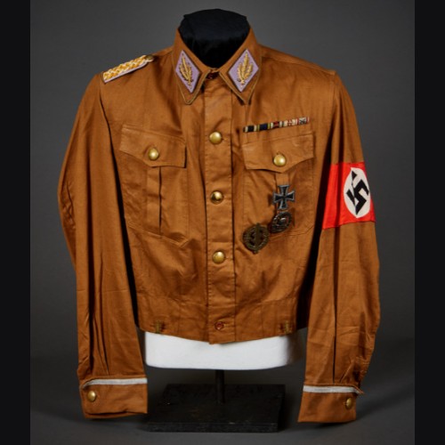 S.A General's Brown Shirt- Hochland ( Ex-Clyde Davis Collection )