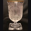 Hermann Goring Carinhall Etched Crystal Glass- Baccarat # 3570