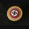 Attributed Gold Party Badge SS Officer Max Sollmann