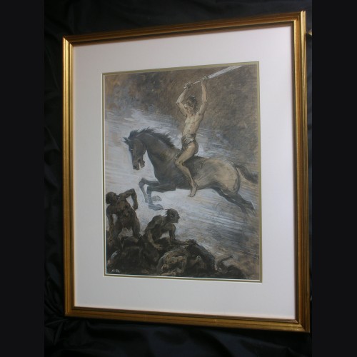 Original Albert Reich Artwork- Ride of the Valkyrie # 3002