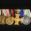 Six place Imperial-3rd Reich medal bar
