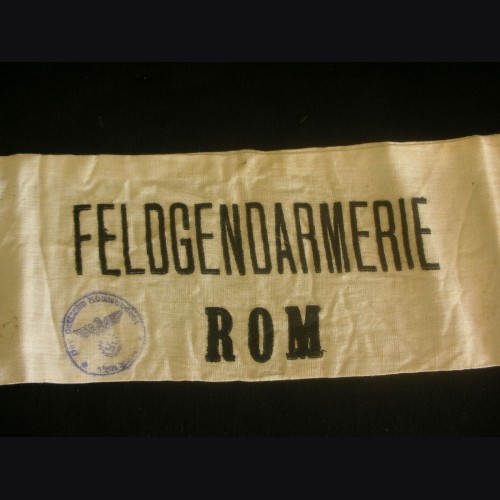 Feldgendarmerie Rom Armband- Field Police Rome # 3051