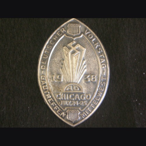 American Bund Gautag 1938 Chicago Badge