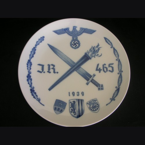 Regimental Plate I/465- Meissen