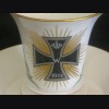 Iron Cross Patriotic Cup and Saucer- Meissen