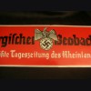 Bergischer Beobacher Porcelain Enamel Sign