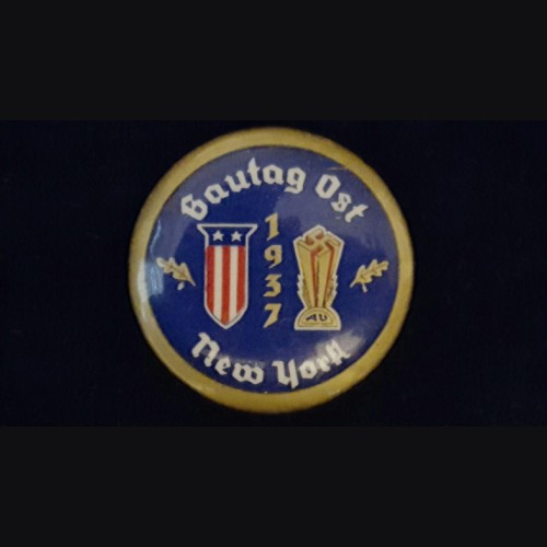 American Bund Gautag 1937 New York Badge # 3078