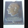 Cased Adolf Hitler Presentation Plaque- Deutsches Polizei 1936 # 1428