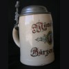 Munich Burger Brau Beer Stein # 1630