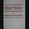 Haus Der Kunst Presentation Speech/ Adolf Hitler 1933 ( Frieda Thiersch ) # 1667