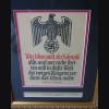 Third Reich Propaganda Poster- Framed # 1707